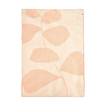 Leaf ウールブランケット 130x180 cm - Peach - Scandi Living | スカンジリビング