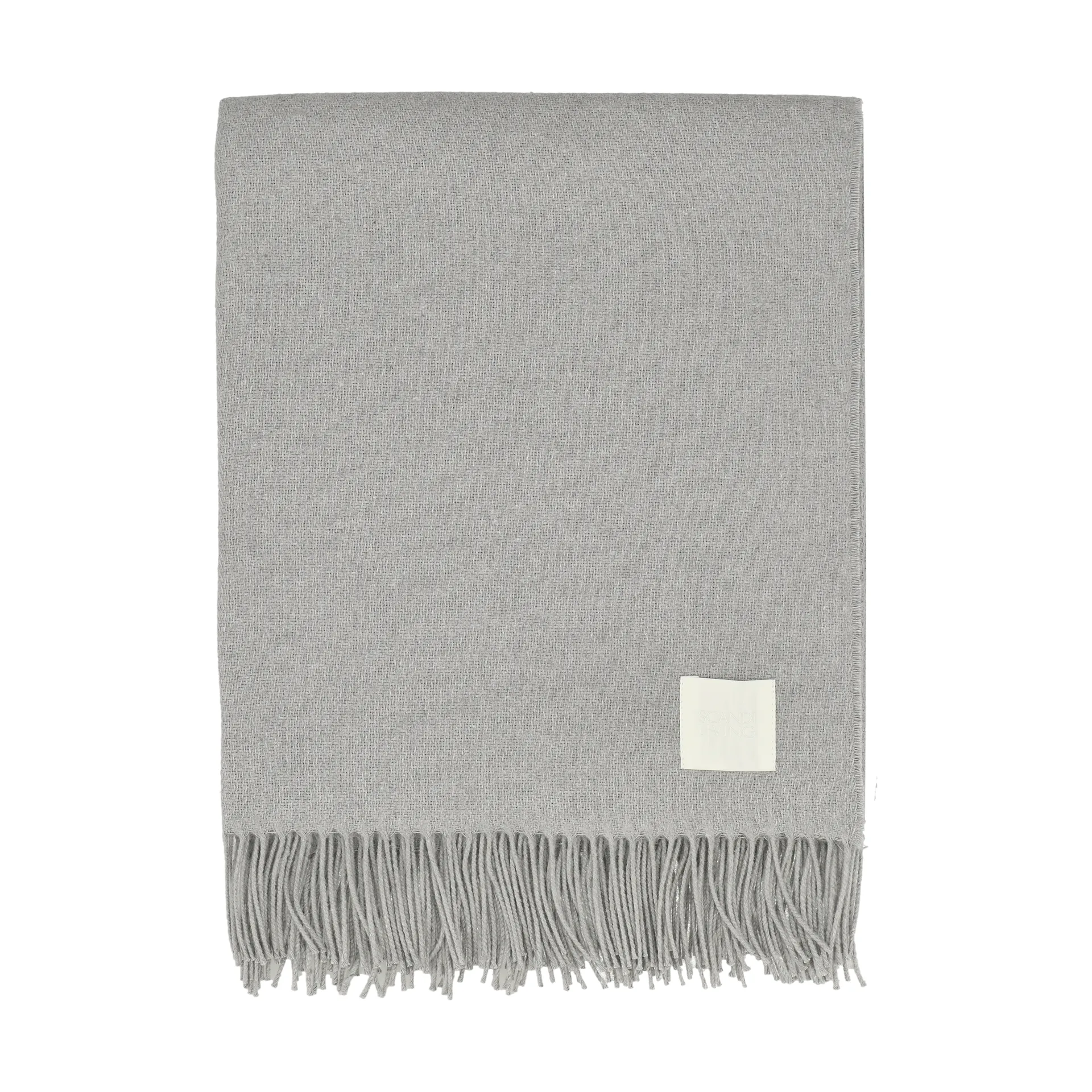 Loom コットンスロー 125x170 cm, Fog Scandi Living | スカンジリビング