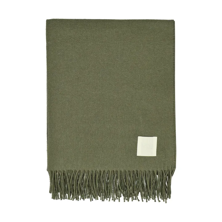 Loom コットンスロー 125x170 cm - Khaki - Scandi Living | スカンジリビング
