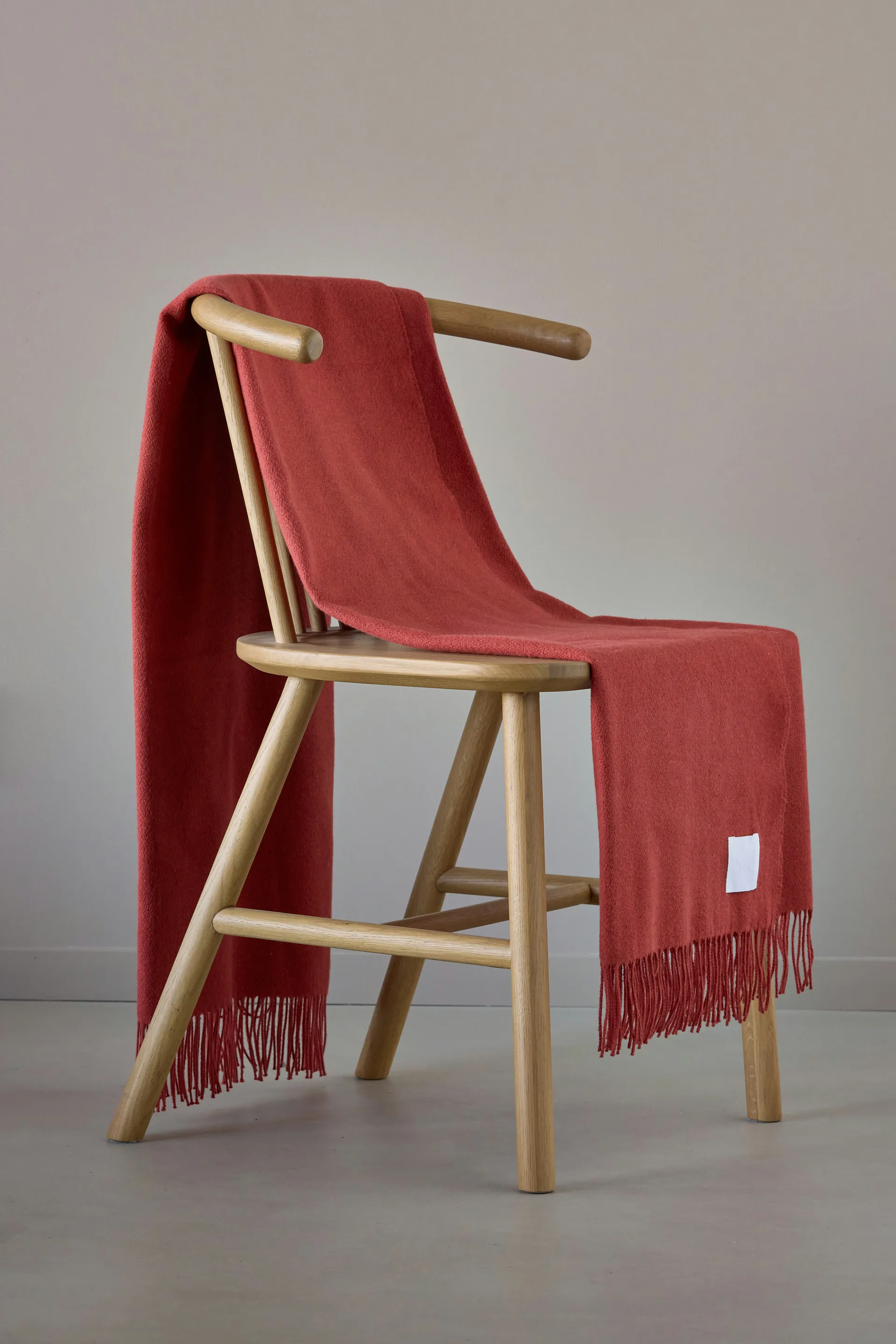 Loom コットンスロー 125x170 cm, Rust Scandi Living | スカンジリビング