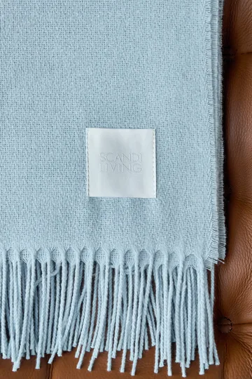 Loom コットンスロー 125x170 cm - Sky blue - Scandi Living | スカンジリビング