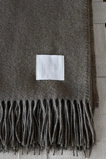 Loom コットンスロー 125x170 cm - Taupe - Scandi Living | スカンジリビング