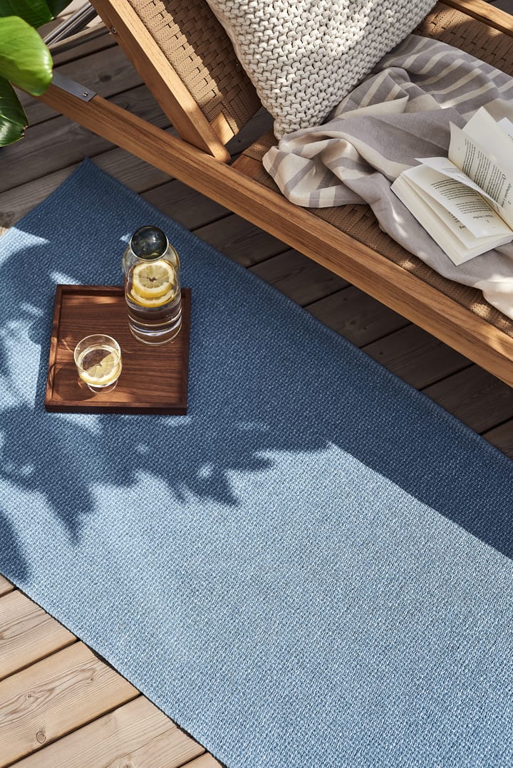 Mellow プラスチックラグ blue, 70x250cm Scandi Living | スカンジリビング