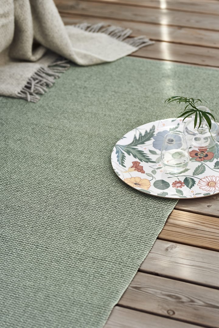 Mellow プラスチックラグ green, 70x150cm Scandi Living | スカンジリビング