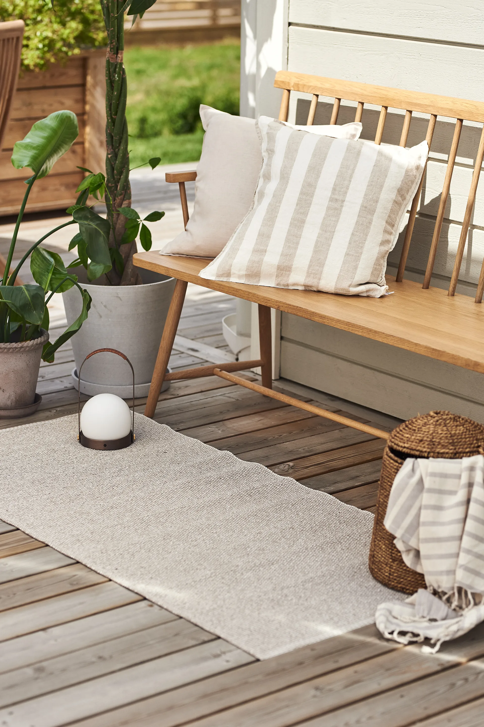 Mellow プラスチックラグ greige, 70x250cm Scandi Living | スカンジリビング