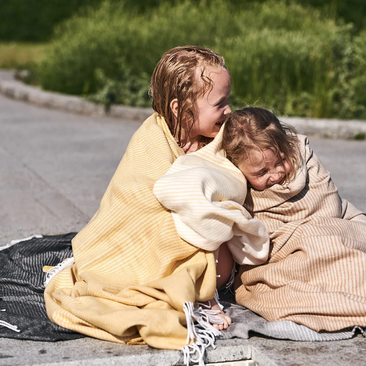 Scandi Living | スカンジリビング からのMist コットン ブランケット