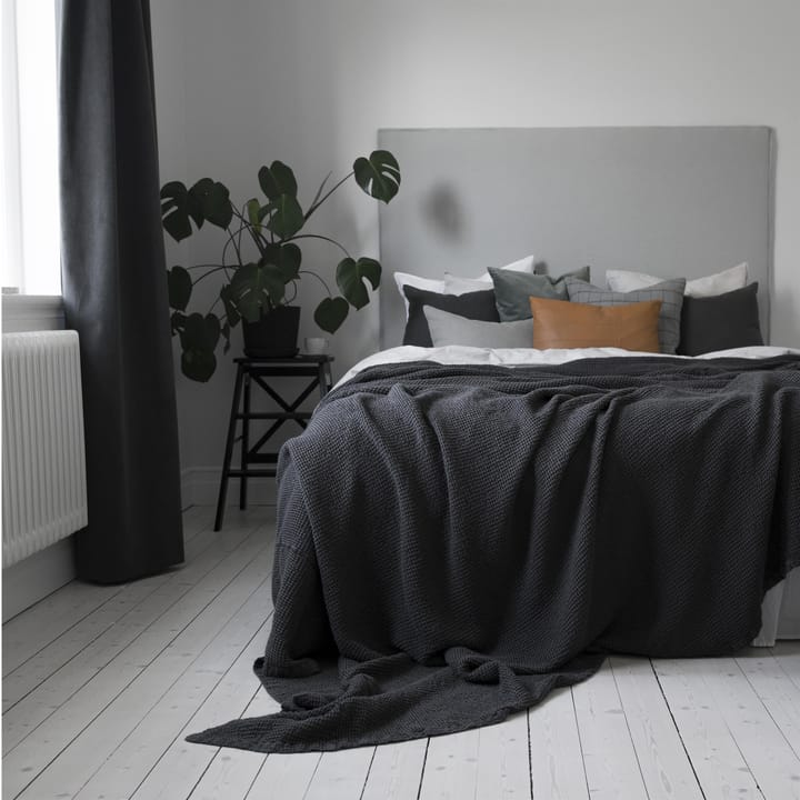 Moss ベッドスプレッド 160x260 cm - charcoal (grey) - Scandi Living | スカンジリビング