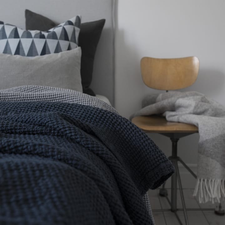 Moss ベッドスプレッド 160x260 cm, storm blue Scandi Living | スカンジリビング