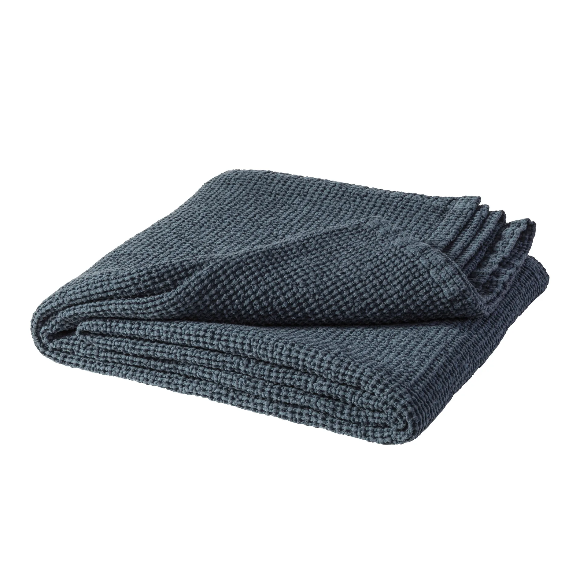 Moss ベッドスプレッド 260x260 cm, storm blue Scandi Living | スカンジリビング