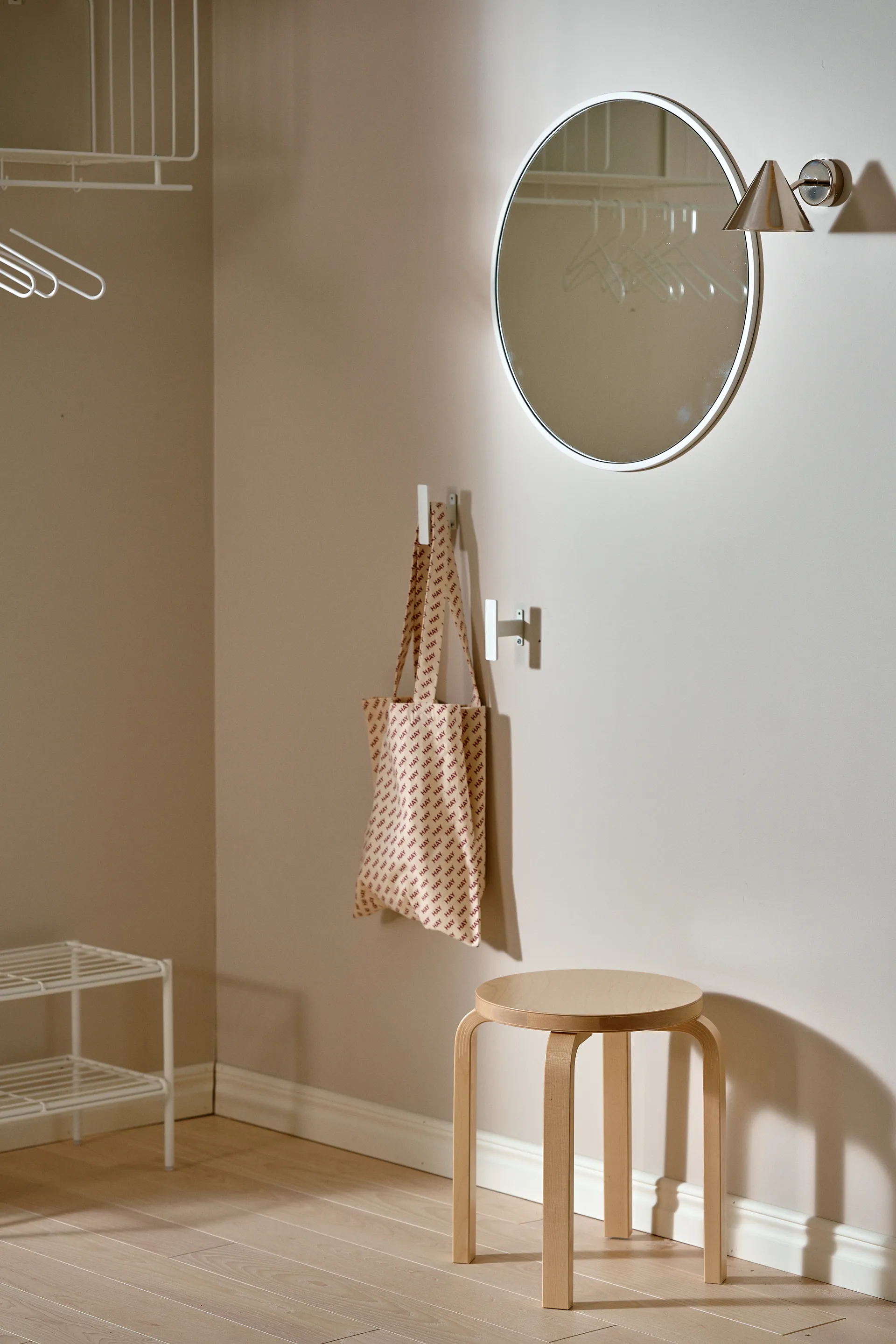 Nod ラージフック, White Scandi Living | スカンジリビング