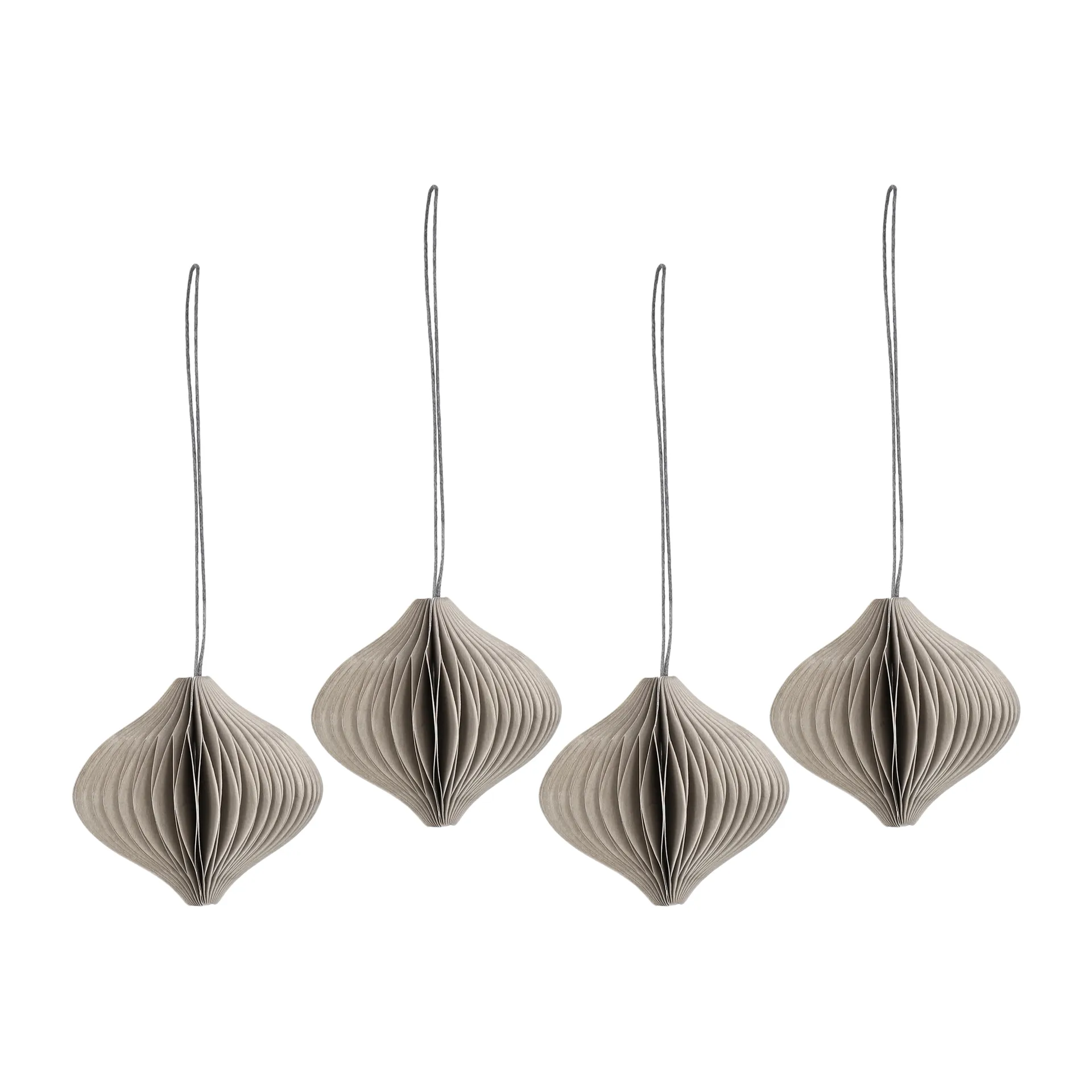 Onion オーナメント 4個セット, Beige Scandi Living | スカンジリビング