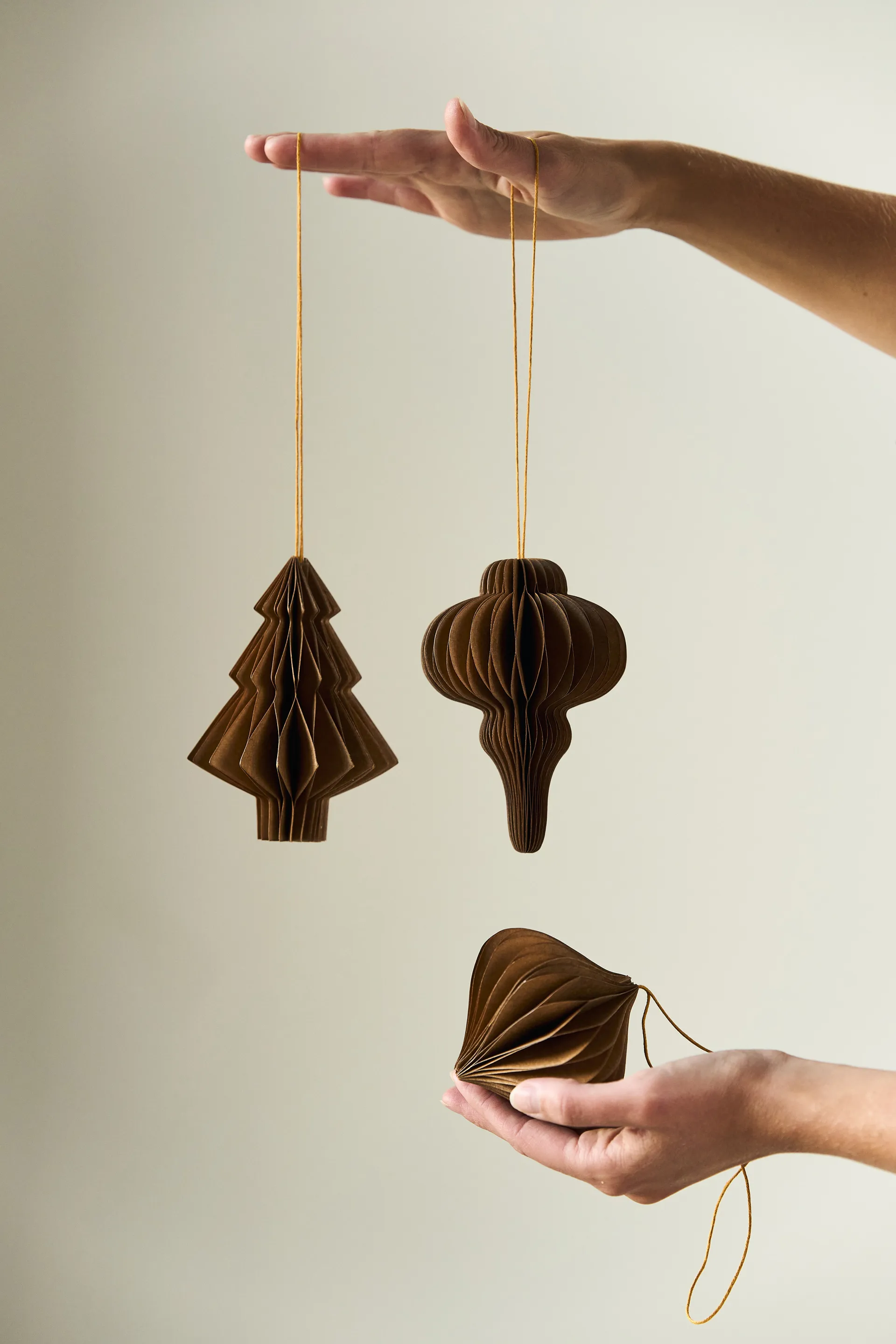 Onion オーナメント 4個セット, Natural Scandi Living | スカンジリビング