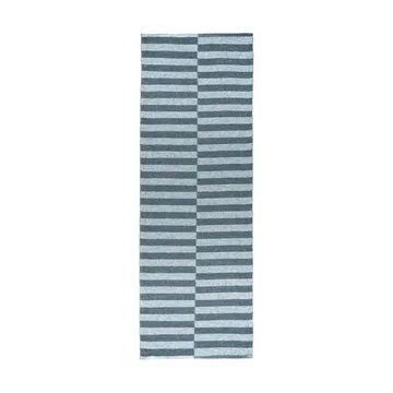 Path ランナーラグ - Ocean blue, 70x150 cm - Scandi Living | スカンジリビング