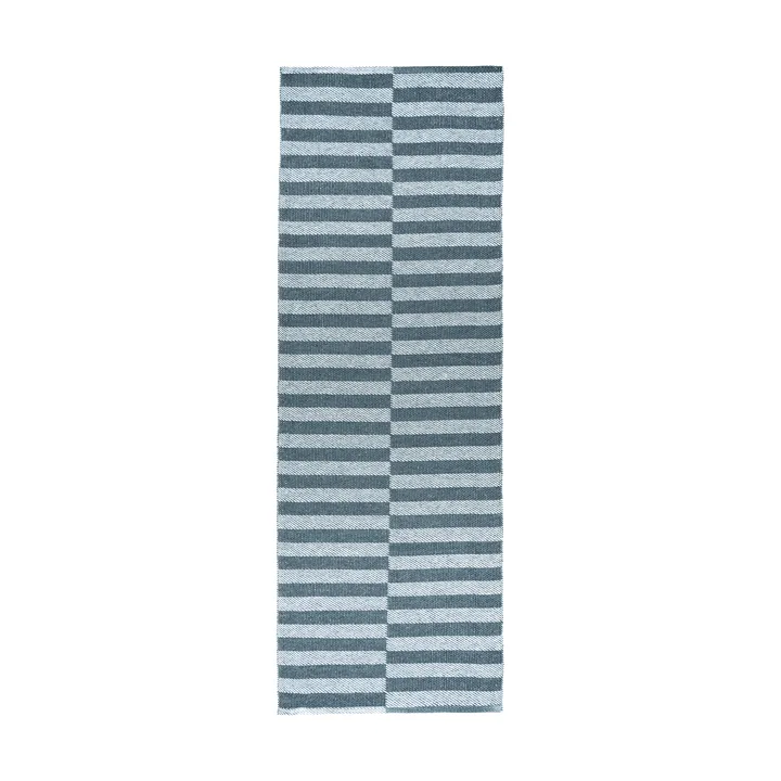 Path ランナーラグ - Ocean blue, 70x250 cm - Scandi Living | スカンジリビング
