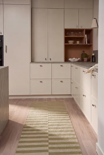 Path ランナーラグ - Olive green, 70x150 cm - Scandi Living | スカンジリビング