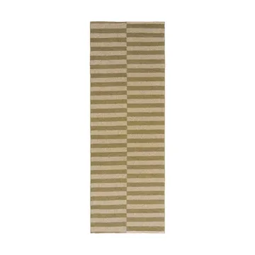 Path ランナーラグ - Olive green, 70x250 cm - Scandi Living | スカンジリビング