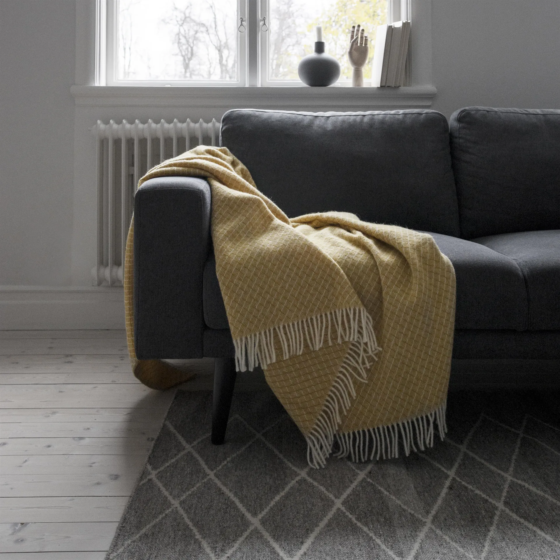 Peak ウールラグ クリーム, 80x240 cm Scandi Living | スカンジリビング