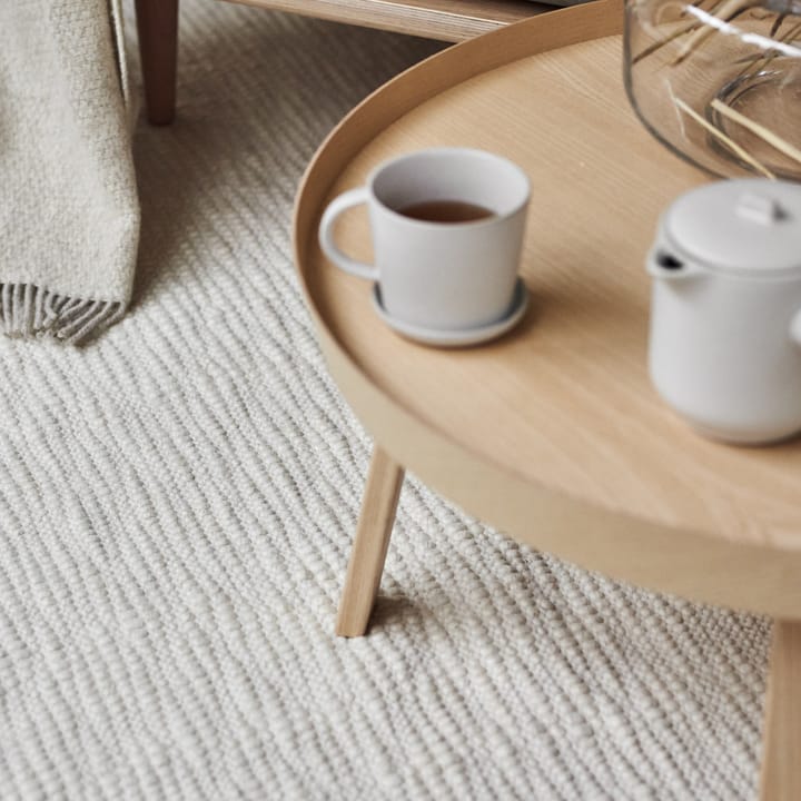 Pebble ウールカーペット ホワイト, 80x240 cm Scandi Living | スカンジリビング
