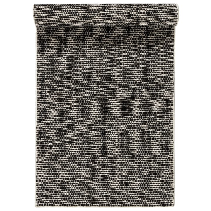 Pebble ウールカーペット ブラック - 80x240 cm - Scandi Living | スカンジリビング
