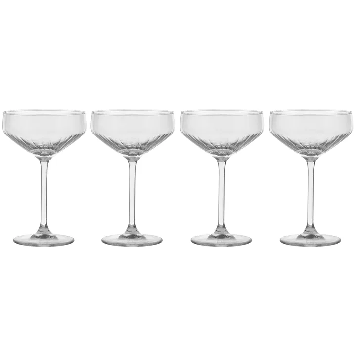 Pristine シャンパン クープグラス 29 cl 4パック - Clear - Scandi Living | スカンジリビング