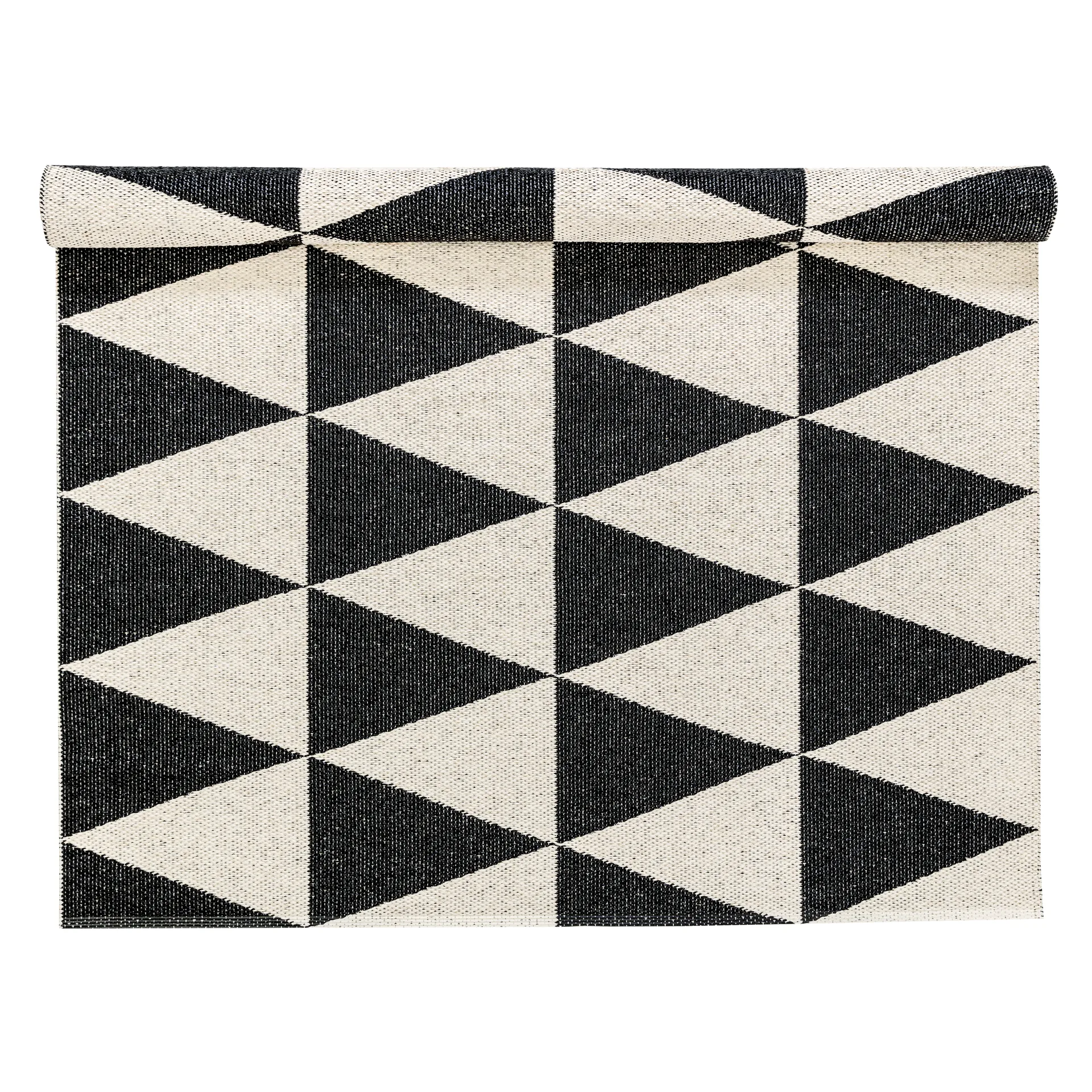 Rime ラグ ラージ ブラック, 150x200 cm Scandi Living | スカンジリビング