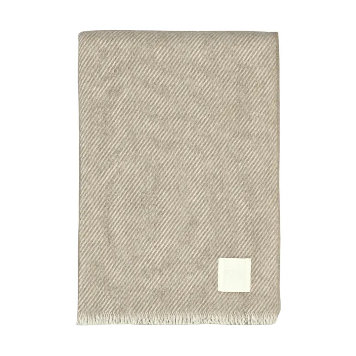 Row ストライプ柄ウールブランケット - Beige, 120x185 cm - Scandi Living | スカンジリビング