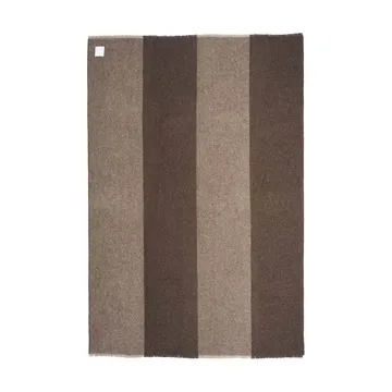 Row ストライプ柄ウールブランケット - Brown, 120x185 cm - Scandi Living | スカンジリビング