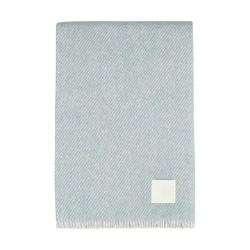 Row ストライプ柄ウールブランケット - Light blue, 120x185 cm - Scandi Living | スカンジリビング