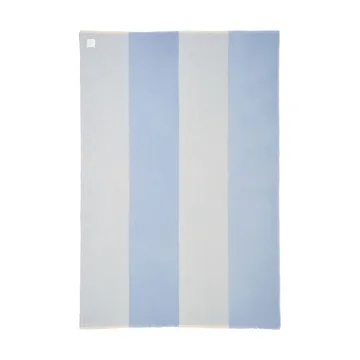 Row ストライプ柄ウールブランケット - Light blue, 120x185 cm - Scandi Living | スカンジリビング