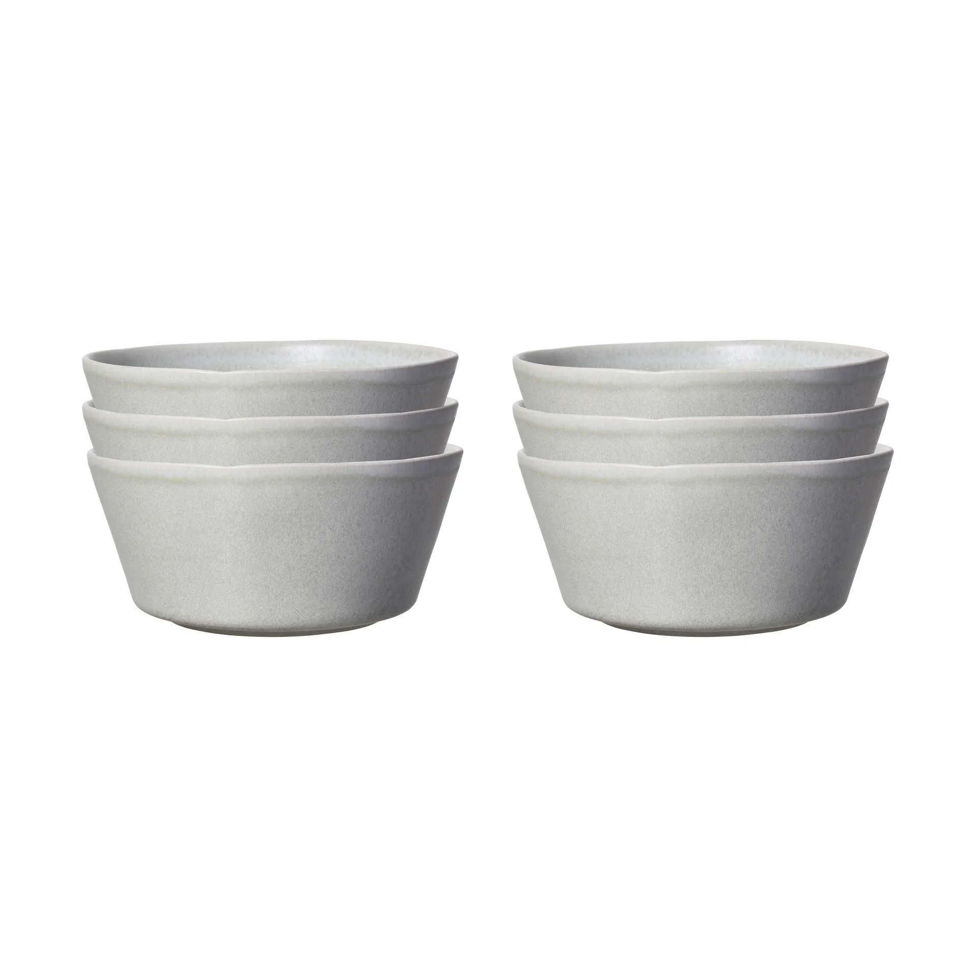 Sandsbro ボウル Ø15 cm 6パック - Light grey,  Scandi Living