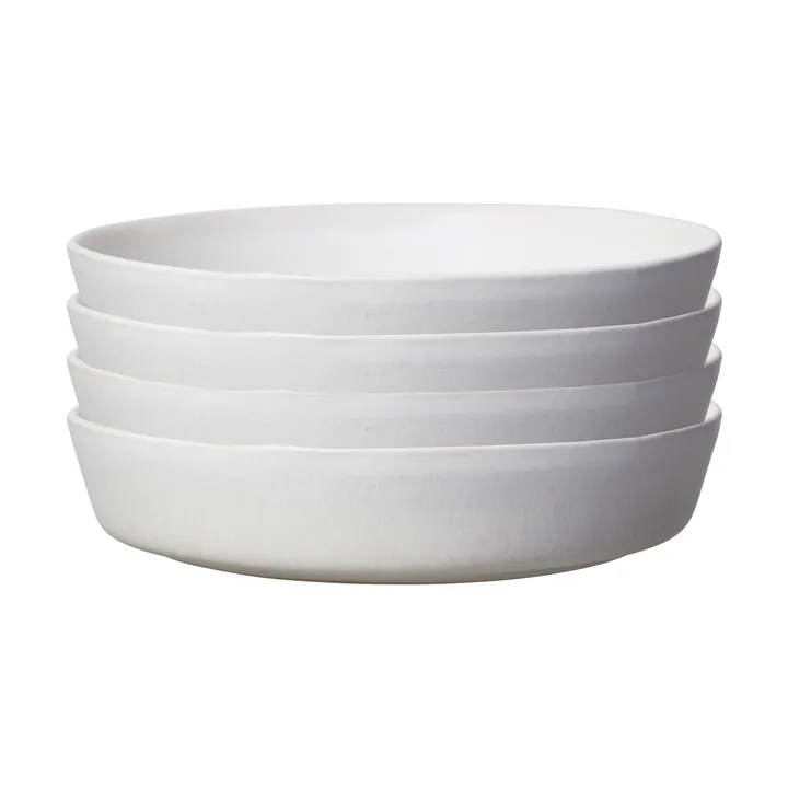 Sandsbro パスタプレート Ø23 cm 4パック - off white - Scandi Living