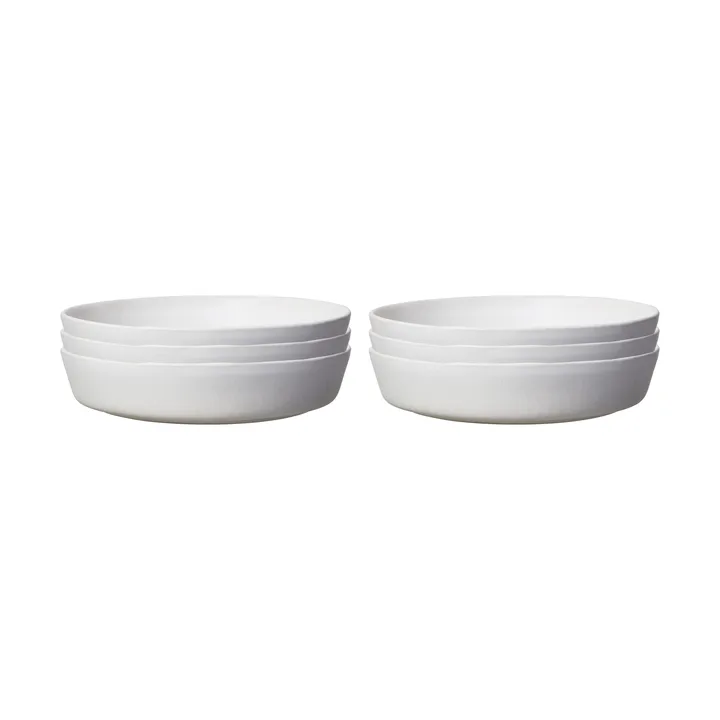 Sandsbro パスタプレート Ø23 cm 6パック - off white - Scandi Living