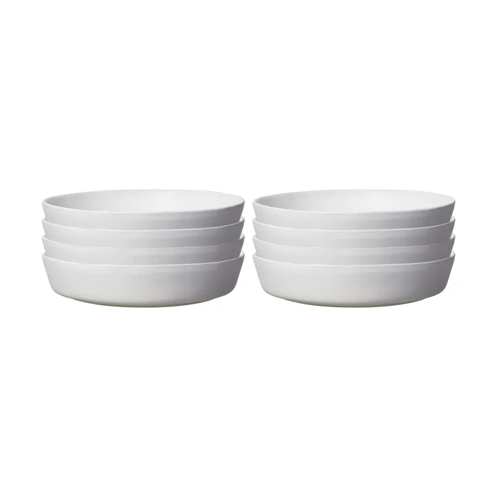 Sandsbro パスタプレート Ø23 cm 8パック - off white - Scandi Living