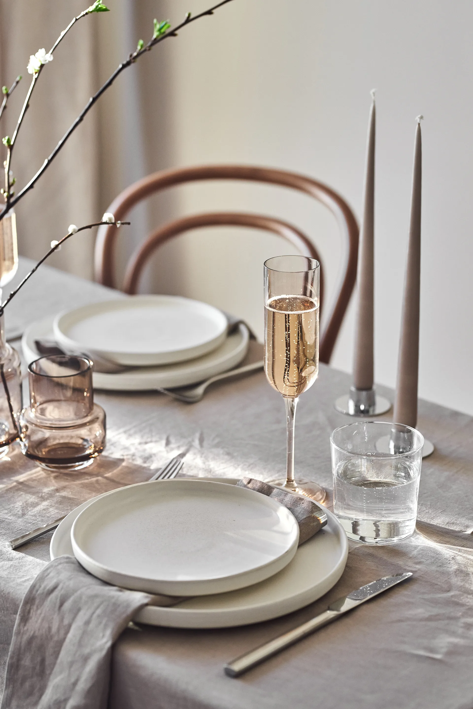 Sandsbro ディナープレート Ø26 cm, Off white Scandi Living | スカンジリビング