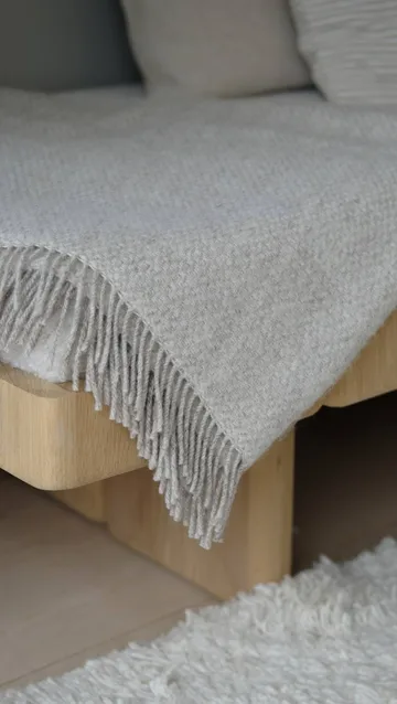 Sandstone ウールスロー 130x180 cm - beige - Scandi Living | スカンジリビング