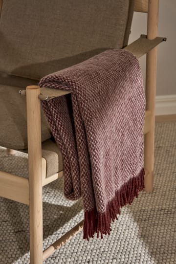 Sandstone ウールスロー 130x180 cm - Burgundy - Scandi Living | スカンジリビング