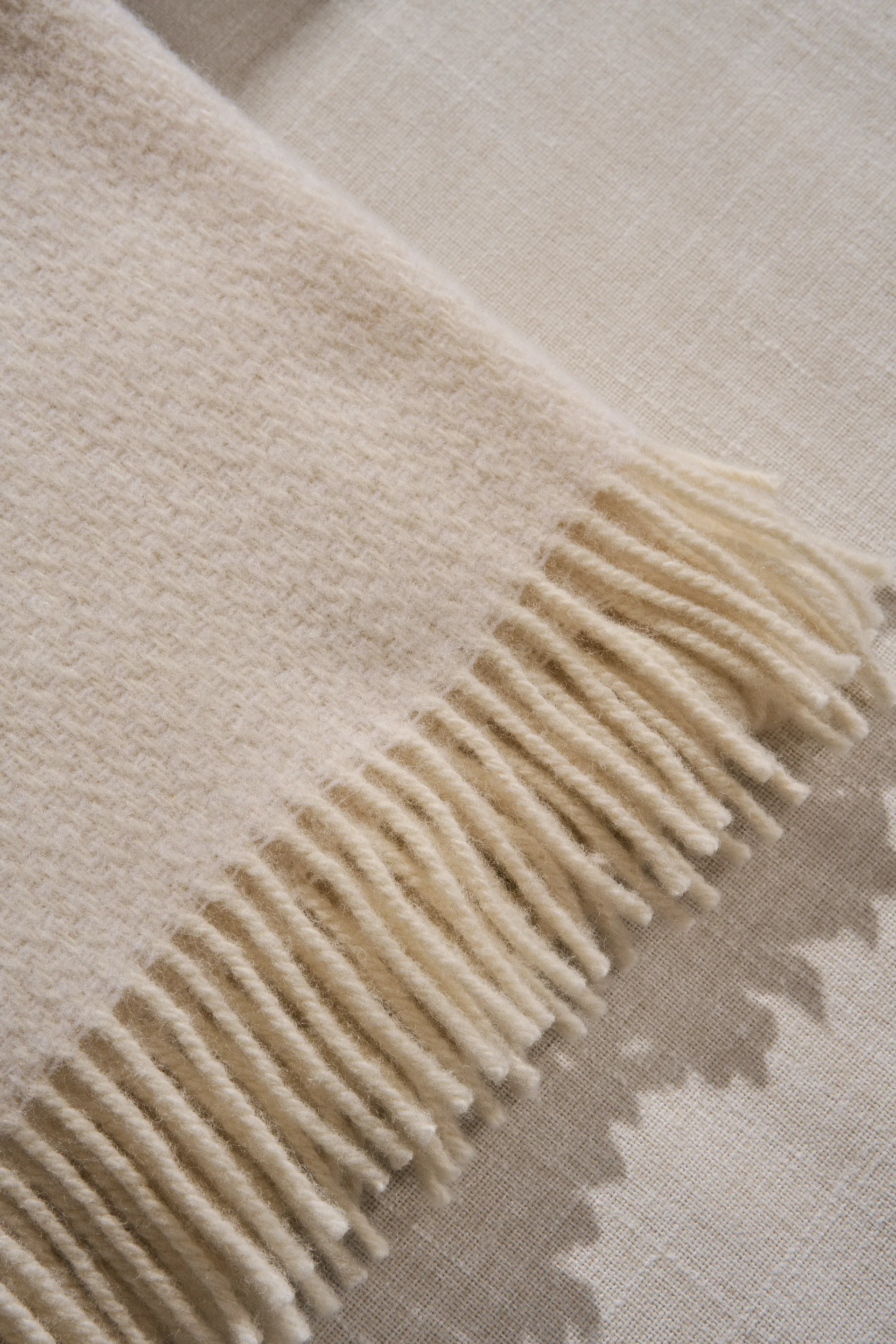 Sandstone ウールスロー 130x180 cm, Cream Scandi Living | スカンジリビング