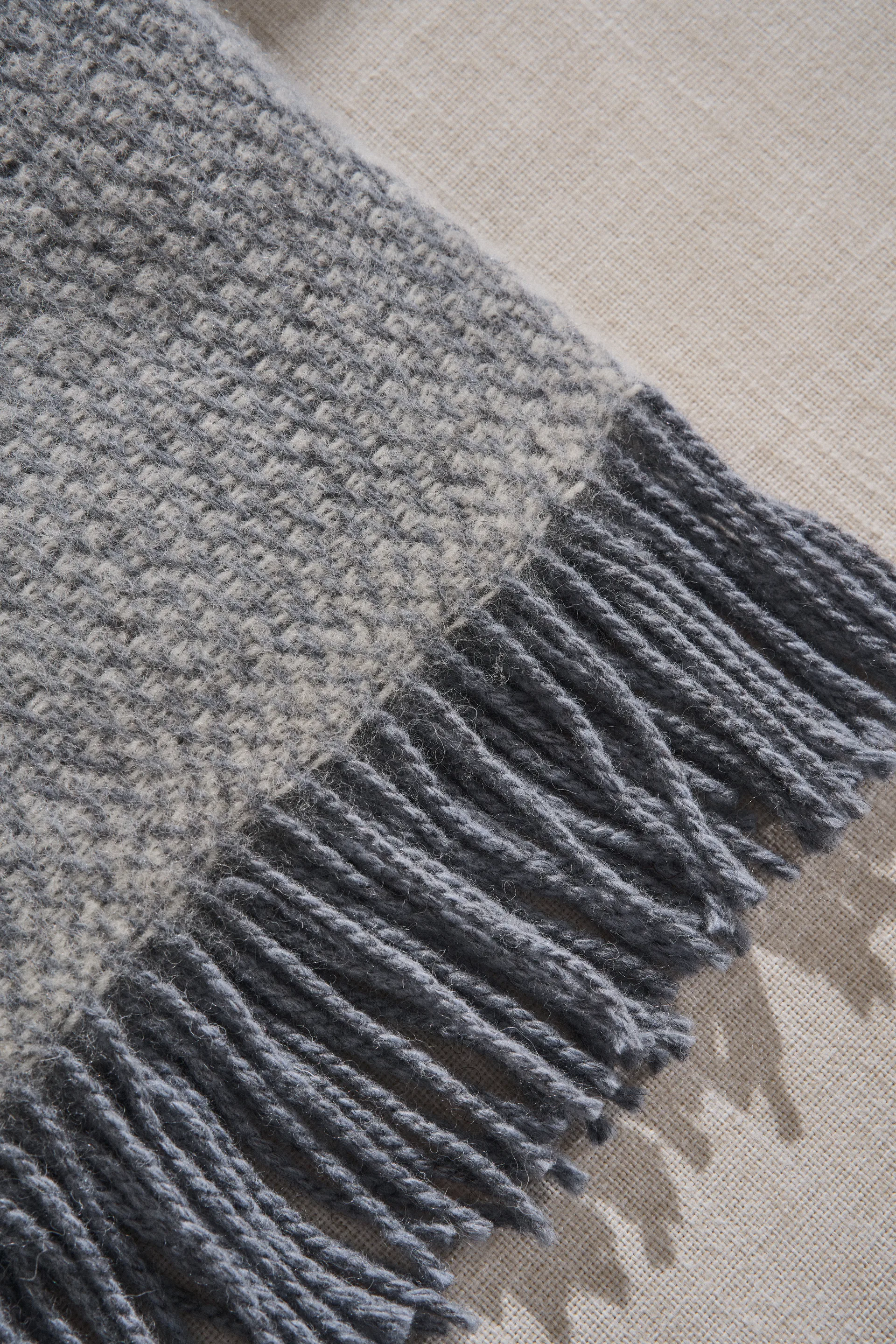 Sandstone ウールスロー 130x180 cm, Dove Blue Melange Scandi Living | スカンジリビング