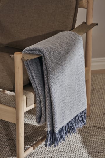 Sandstone ウールスロー 130x180 cm - Dove Blue Melange - Scandi Living | スカンジリビング