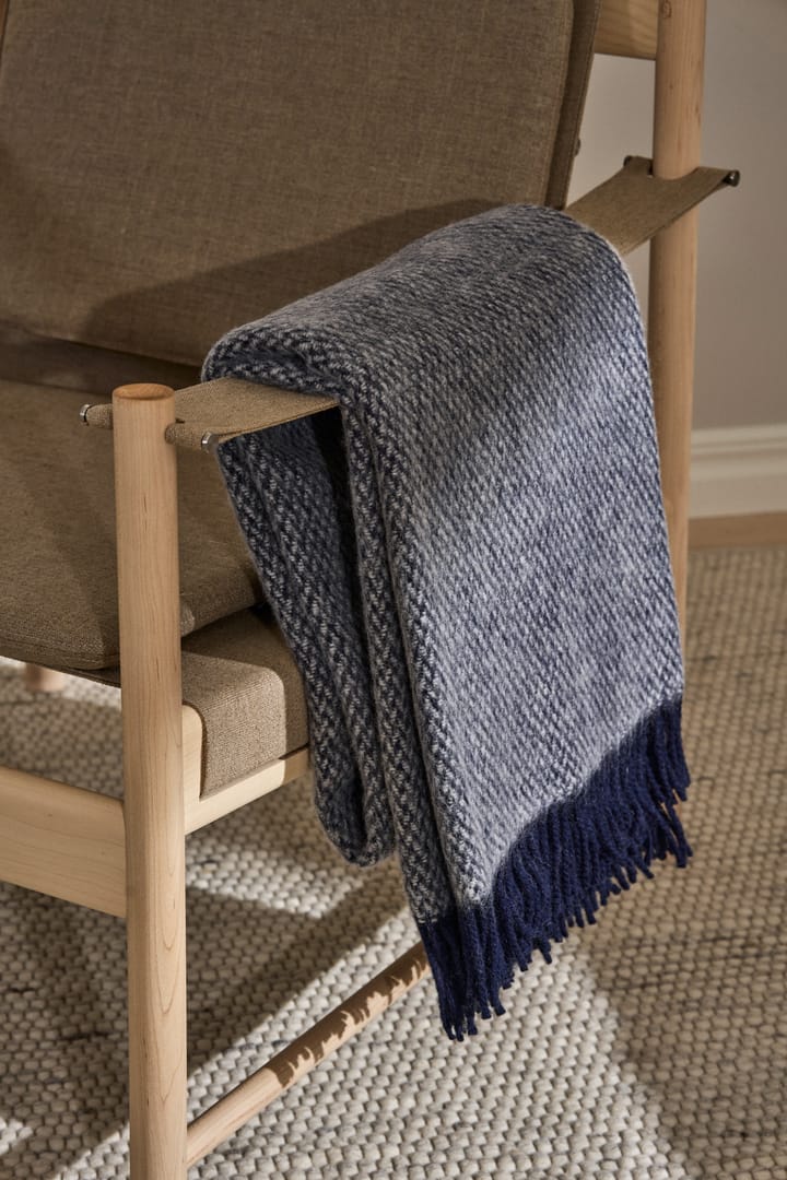 Sandstone ウールスロー 130x180 cm, Indigo blue Scandi Living | スカンジリビング