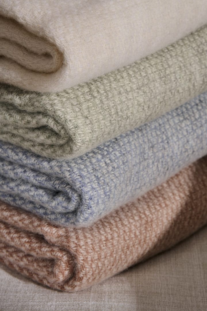 Sandstone ウールスロー 130x180 cm, Khaki green Scandi Living | スカンジリビング