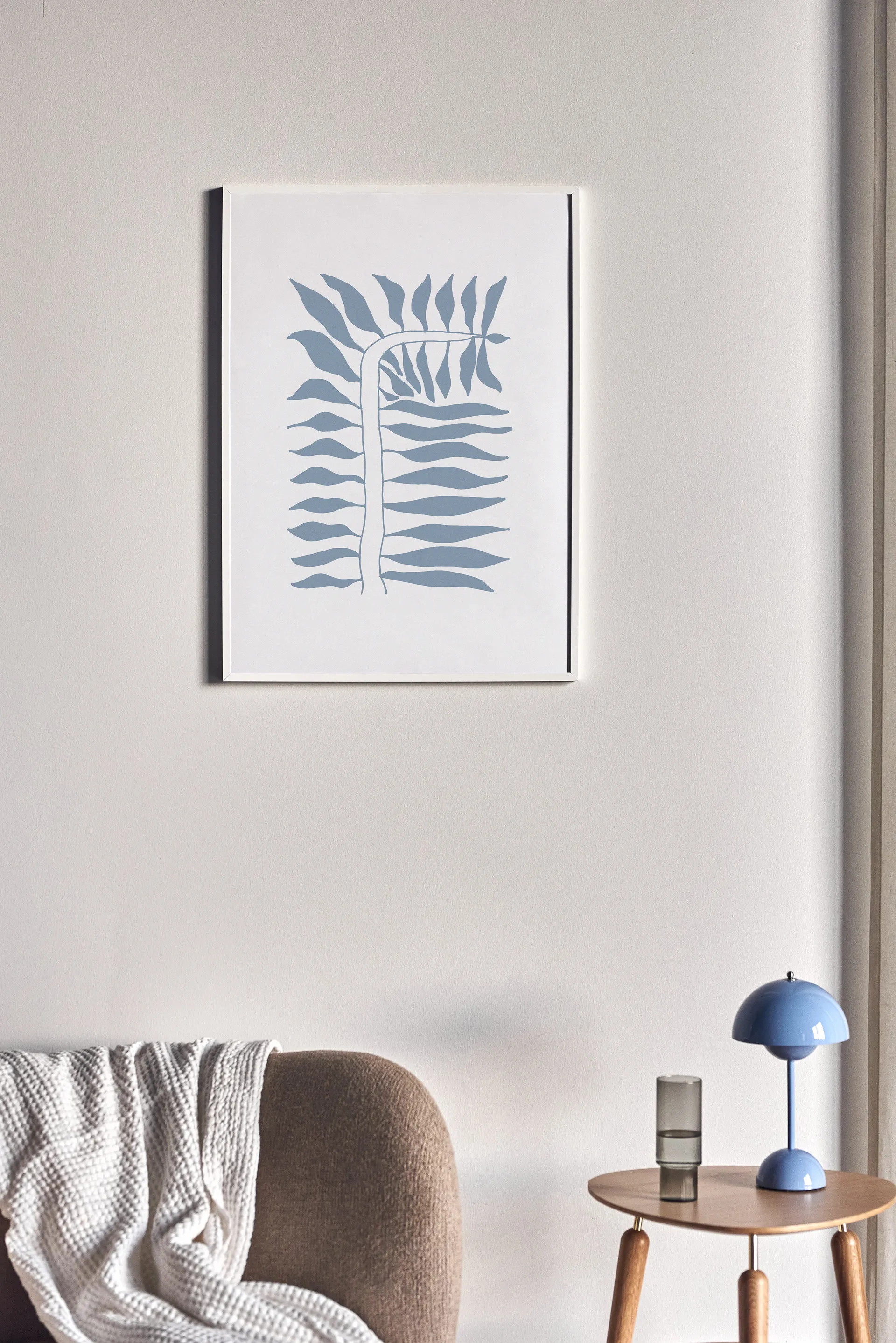 Seeding ポスター blue, 30x40 cm Scandi Living | スカンジリビング