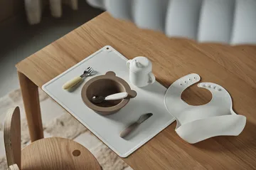 Silly よだれかけ シリコン 2枚セット - Vanilla-hazelnut - Scandi Living | スカンジリビング