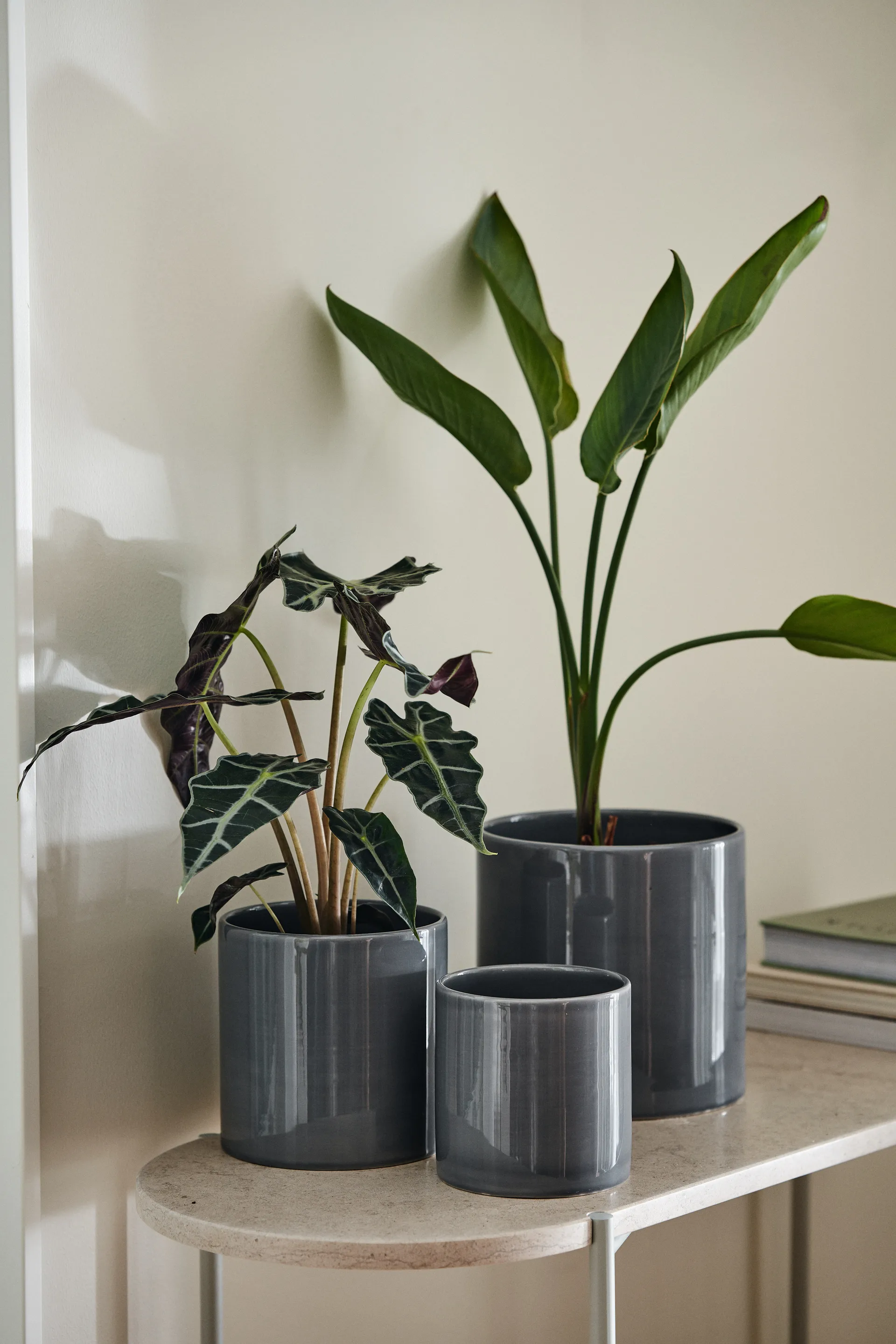 Sleek 植木鉢 Ø15 cm, Charcoal Scandi Living | スカンジリビング