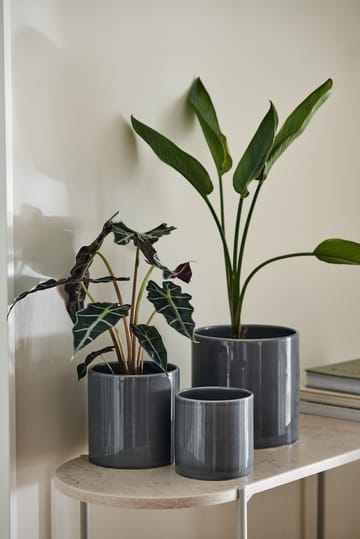 Sleek 植木鉢 Ø15 cm - Charcoal - Scandi Living | スカンジリビング