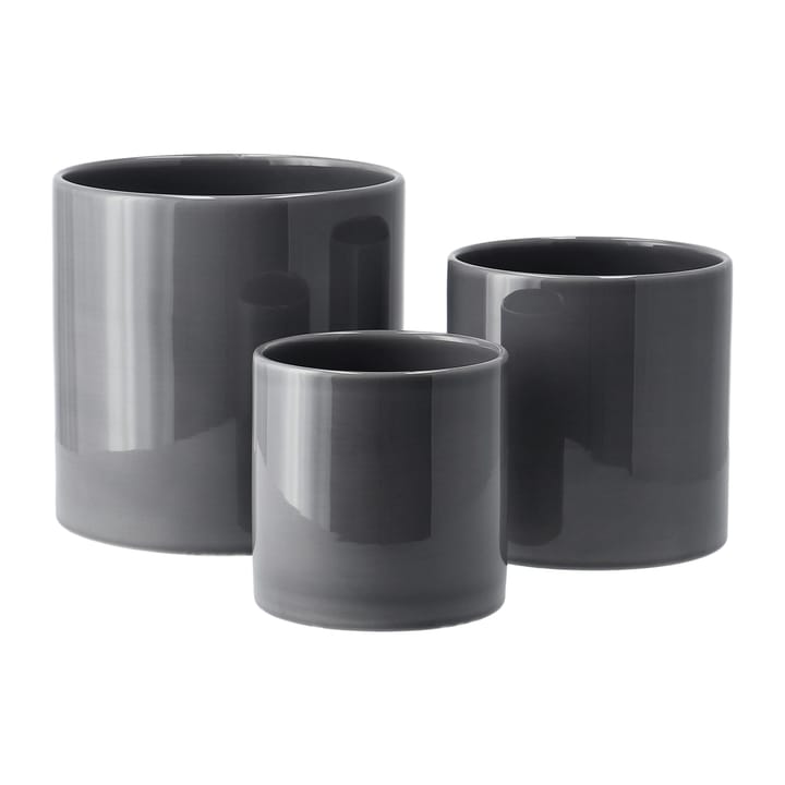Sleek 植木鉢 Ø15 cm, Charcoal Scandi Living | スカンジリビング