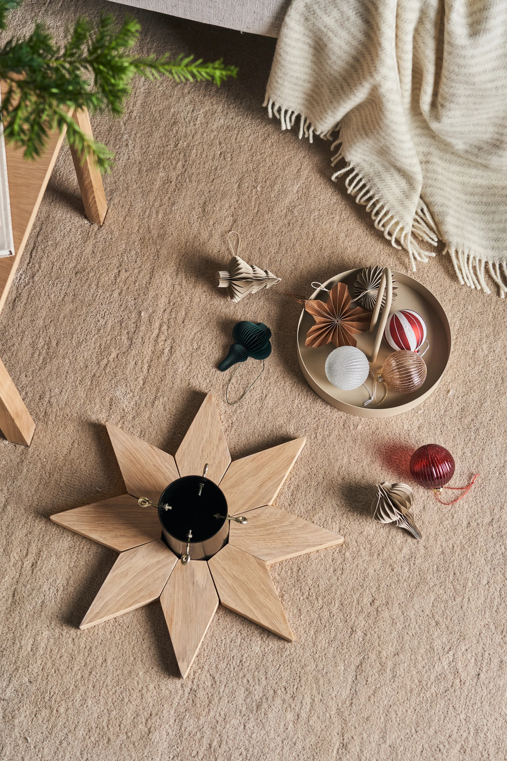 Spira オーナメント 4個セット, Forest Green Scandi Living | スカンジリビング