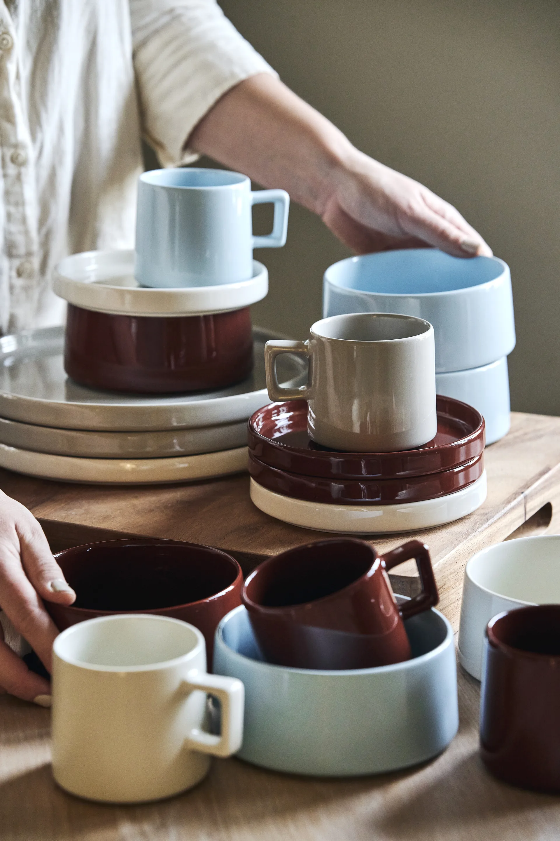Taper ブレックファストセット 12点 - Red,  Scandi Living