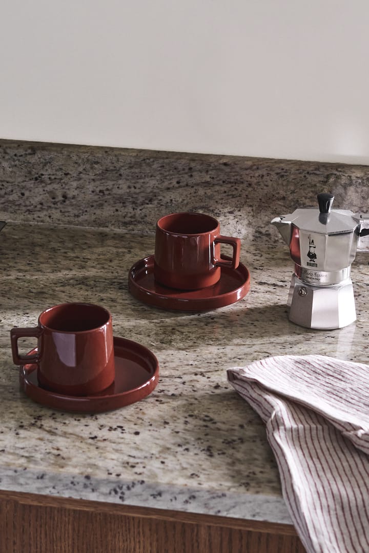 Taper プレート 14 cm, Red Scandi Living | スカンジリビング