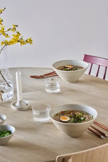 Terra ラーメンボウル - Beige Stoneware, Ø20 cm - Scandi Living | スカンジリビング